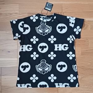 Brand new nwt hysteric mini glambour black white t shirt harajuku size XXS